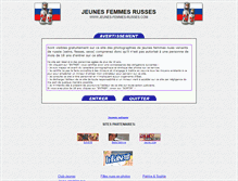 Tablet Screenshot of jeunes-femmes-russes.com